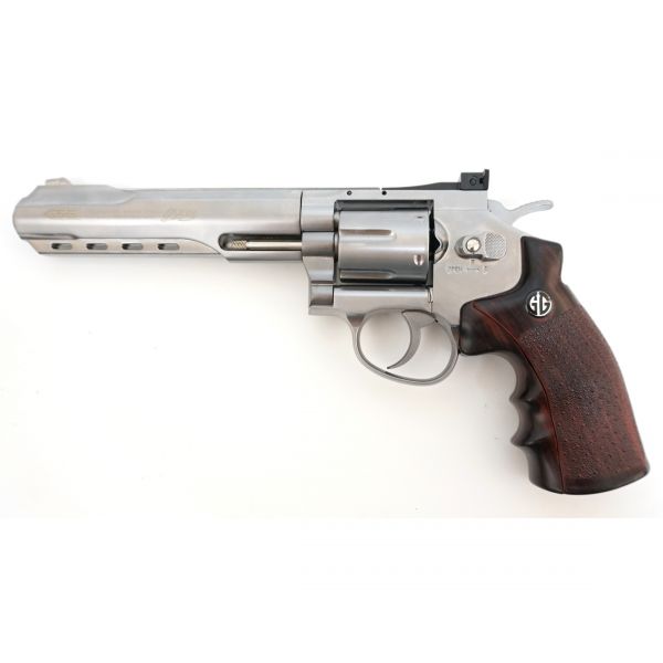Страйкбольный револьвер G&G G733 SV (6", Silver) (CO2-733-PST-SNB-NCM)